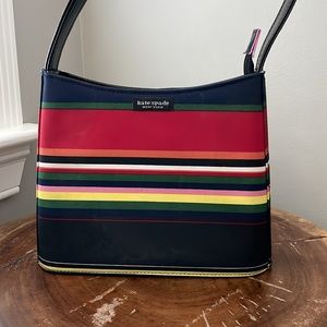 Kate Spade Striped Shoulder Bag